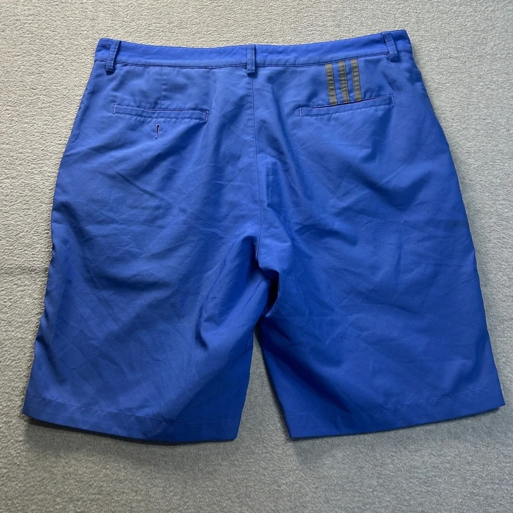 adidas Golf Shorts Mens Size 36 Royal Blue ClimaLite Performance Golf Athletic